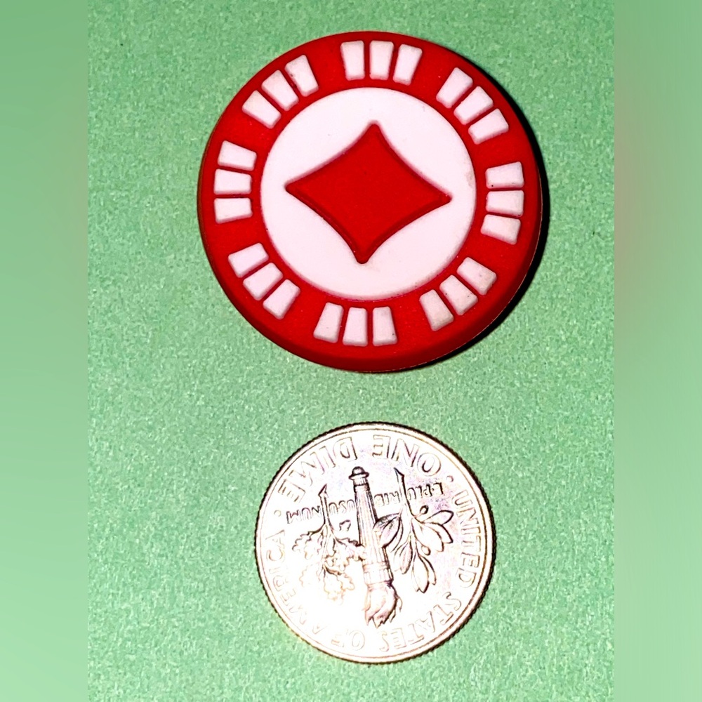 (10 for $15) Diamond Poker Chips Crocs Shoes Charms